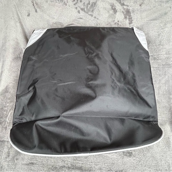 Adidas Tote Bag Shoulder Bag Black & White Three Stripe Logo Double Top Strap